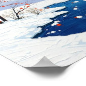 Ein ruhiger Wintertag Poster (Ecke)
