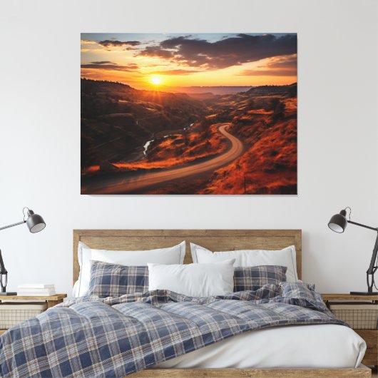 Ein ruhiges Bild des Realismus - Digital Leinwanddruck (Insitu (Schlafzimmer))