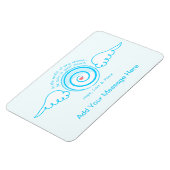 Ein ruhiges Herz in einem Sturm Magnet (Linke Seite)