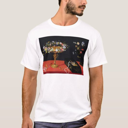Ein ruhiges Leben von einem Tazza mit Blumen T-Shirt (Vorderseite)
