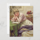 Ein ruhiges Lesen Postkarte (Vorne/Hinten)