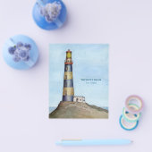 Ein ruhiges und einsames Leuchtturm Flyer (Einzeln)