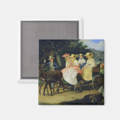 Ein Run, 1845-46 Magnet (Vorderseite/Rückseite)