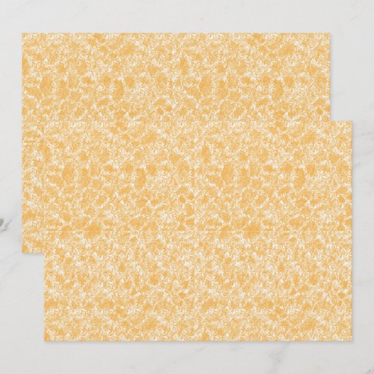 Ein runder Teppich mit einer lebhaften Mischung au Dankeskarte (Vorne/Hinten)