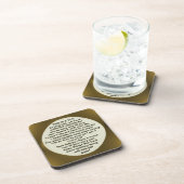 Ein runder Tuit ~ Korken-Untersetzer Untersetzer (Rechte Seite)