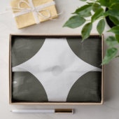 Ein rundes gotisches Halloween-Design 4 Seidenpapier (Geschenk)