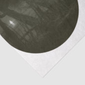 Ein rundes gotisches Halloween-Design 4 Seidenpapier (Ausschnitt)