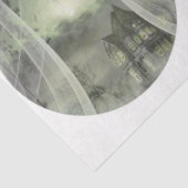 Ein rundes gotisches Halloween-Design 7 Seidenpapier (Ausschnitt)