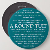 Ein rundes Tuit Button (Vorne & Hinten)