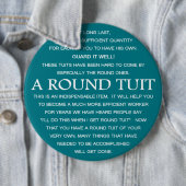 Ein rundes Tuit Button (Beispiel)