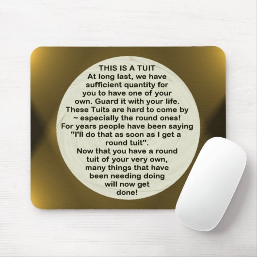 Ein rundes Tuit ~ mousepad (Mit Mouse)