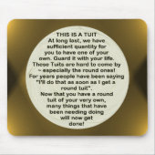 Ein rundes Tuit ~ mousepad (Vorne)