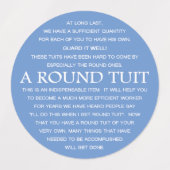 Ein Rundrohr Etiketten (Design 1)