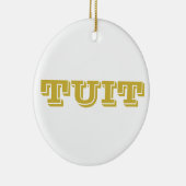 Ein Rundrohr Keramik Ornament (Rechts)