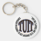 EIN RUNDTUCH SCHLÜSSELANHÄNGER (Vorne)