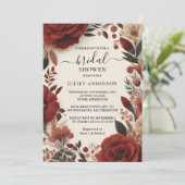 Ein rustikales Fiesta Rustikales, feines spanische Einladung (Stehend Vorderseite)