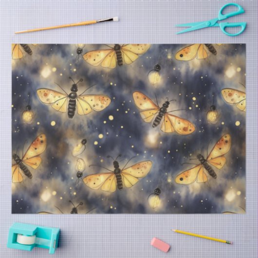 Ein rustikales Firefly-Design 4 Seidenpapier (Basteln)