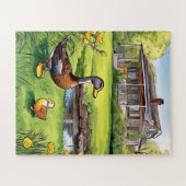 Ein rustikales Haus für Kinder Puzzle (Horizontal)