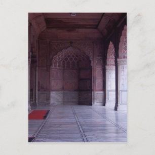 Ein Saal im Jama Masjid Postkarte