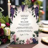 Ein Saatgut ländlicher Bauernhof Holz Früchte Wein Einladung