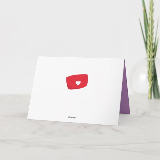 Ein Safari-Valentine für die Mama Karte (Rückseite)