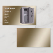 Ein 'safe visitenkarte (Vorne/Hinten)