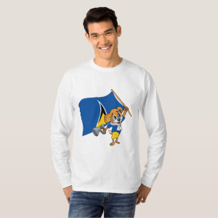 Ein Saint Lucian Fan Hund T-Shirt