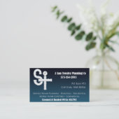 Ein Sam Townley Plumbing Company Visitenkarte (Stehend Vorderseite)