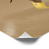 Ein Sammler gemütlicher Pullover Poster (Ecke)