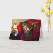 Ein samtiges Resort Karte (Gelbe Blume)