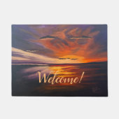 Ein San Diego Sonnenuntergang, Original von Gary P Fußmatte (Vorderseite)