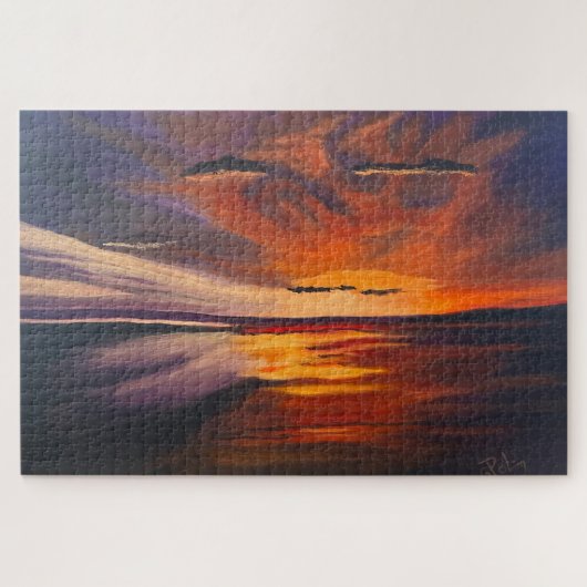Ein San Diego Sonnenuntergang, Original von Gary P Puzzle (Horizontal)
