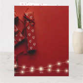 Ein sanfter Weihnachtswunsch Karte (Rückseite)