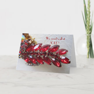 Ein sanfter Witz darüber, älter zu sein - oder "Vi Karte