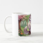 Ein sanftes Geschenk - Wolf & Bunny Ostern Romanti Kaffeetasse (Links)