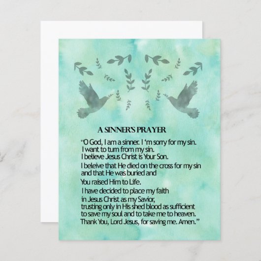 Ein Sängergebet (Vorne/Hinten)