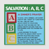 Ein Sängergebet Magnetkarte (Vorderseite)