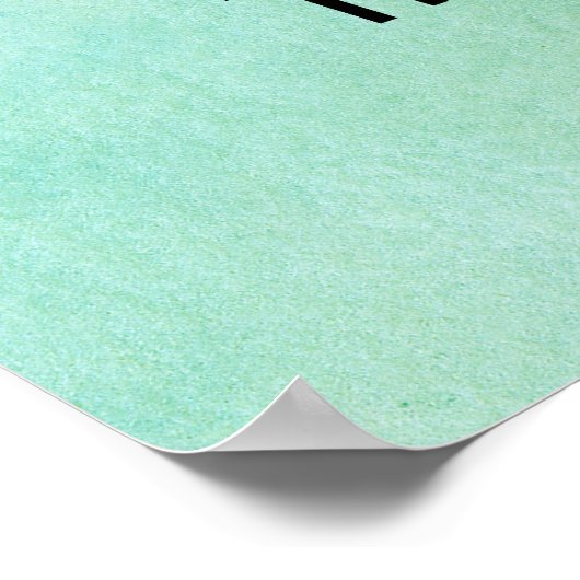 Ein Sängergebet Poster (Ecke)