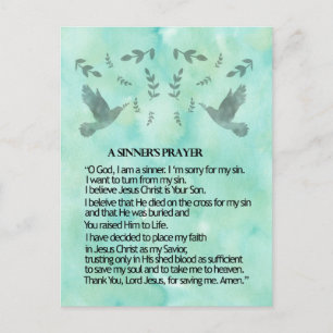 Ein Sängergebet Postkarte