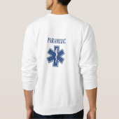 Ein Sanitäter-Stern des Lebens Sweatshirt (Rückseite)