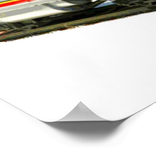 Ein Santa Fe Poster (Ecke)