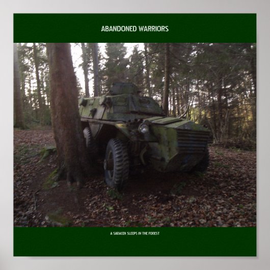 EIN SARACEN-SCHLAF POSTER (Vorne)