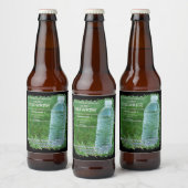 ein satire Parodie-Flaschenlabel Bierflaschenetikett (Flaschen)