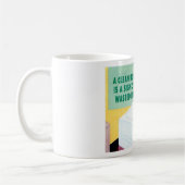 Ein sauberes Haus Kaffeetasse (Links)