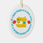 Ein sauberes Haus Keramik Ornament (Rechts)