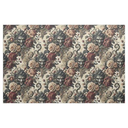 Ein Savage Sanctum - Gothic Statement Tile Stoff (Fat Quarter (45,7 x 55,9 cm))