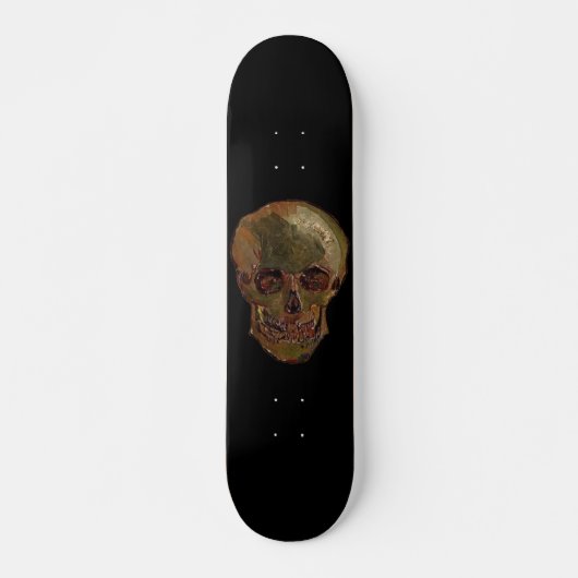 Ein Schädel durch Vincent van Gogh Skateboard (Vorne)
