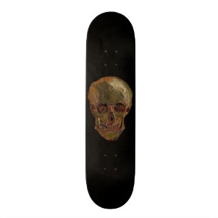Ein Schädel durch Vincent van Gogh Skateboard