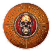 Ein Schädel Keramikknauf (Vorderseite)