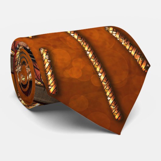 Ein Schädel Krawatte (Gerollt)